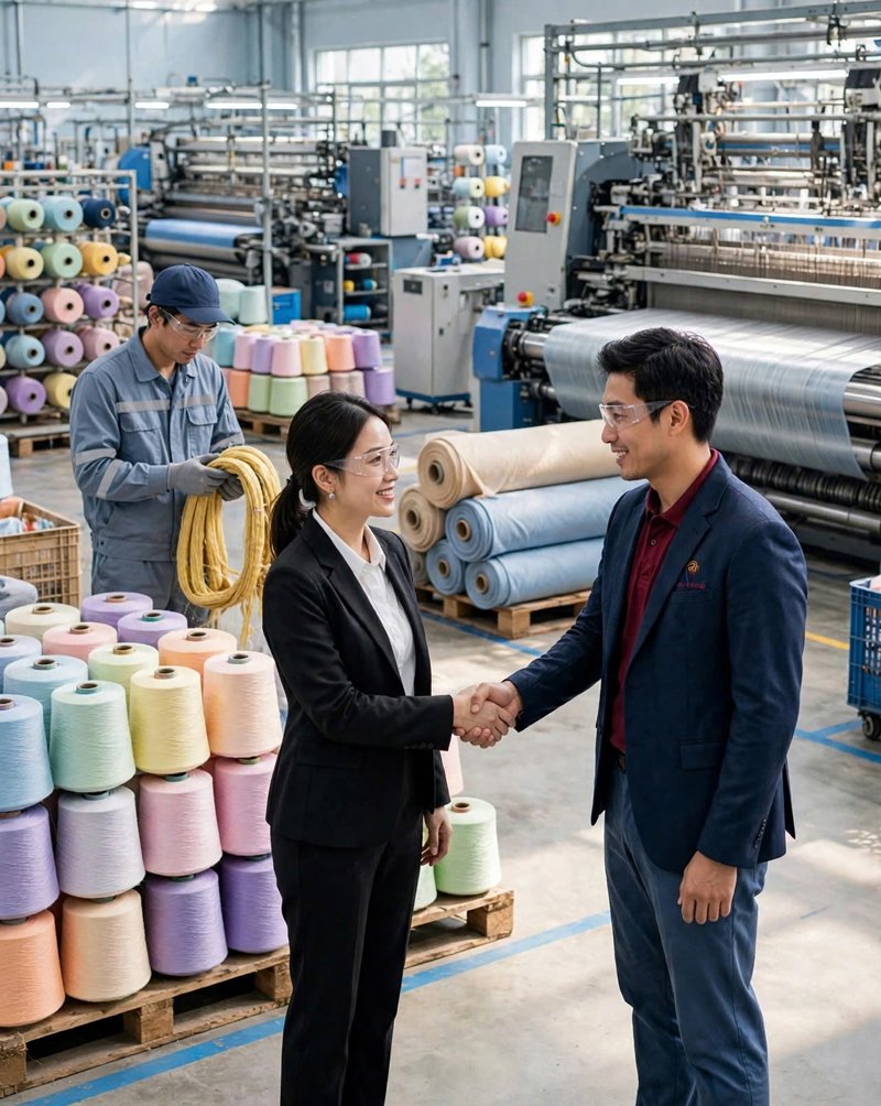 Đối tác cung ứng sợi công nghiệp tin cậy cho nhà máy sản xuất